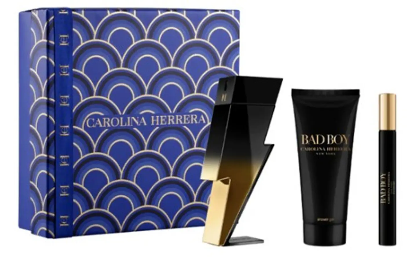 BAD BOY EXTREME EDP 100 ML + S/G 100 ML + TRAVEL 10 ML ESTUCHE - CAROLINA HERRERA 1