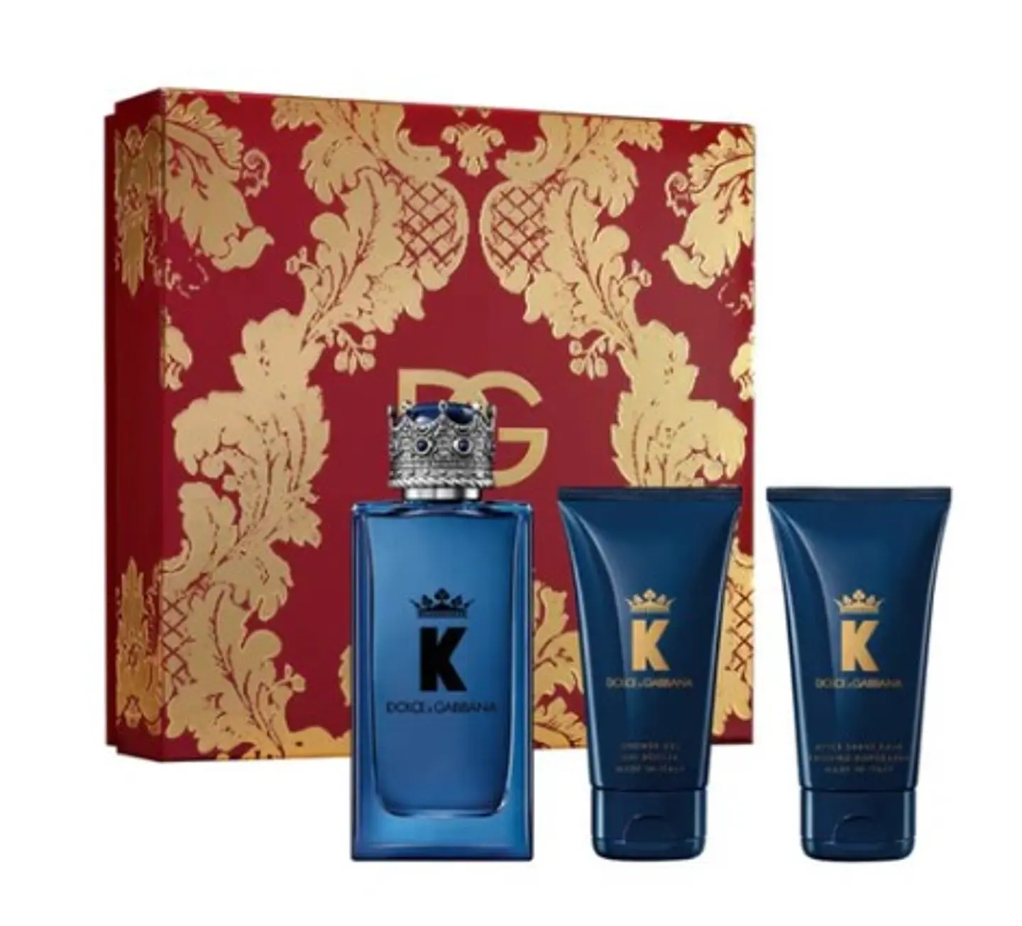 K BY DOLCE & GABBANA EDP 100 ML + S/G 50 ML + BALSAMO 50 ML ESTUCHE FOR MEN - DOLCE & GABBANA 1