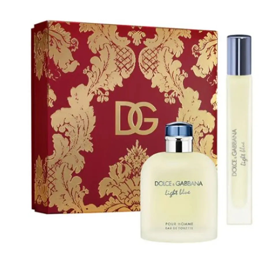 LIGHT BLUE POUR HOMME EDT 125 ML + TRAVEL 10 ML ESTUCHE - DOLCE & GABBANA 1