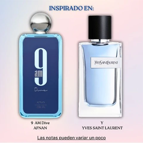 9 AM DIVE EDP 100 ML UNISEX - AFNAN (INSPIRADO EN Y)