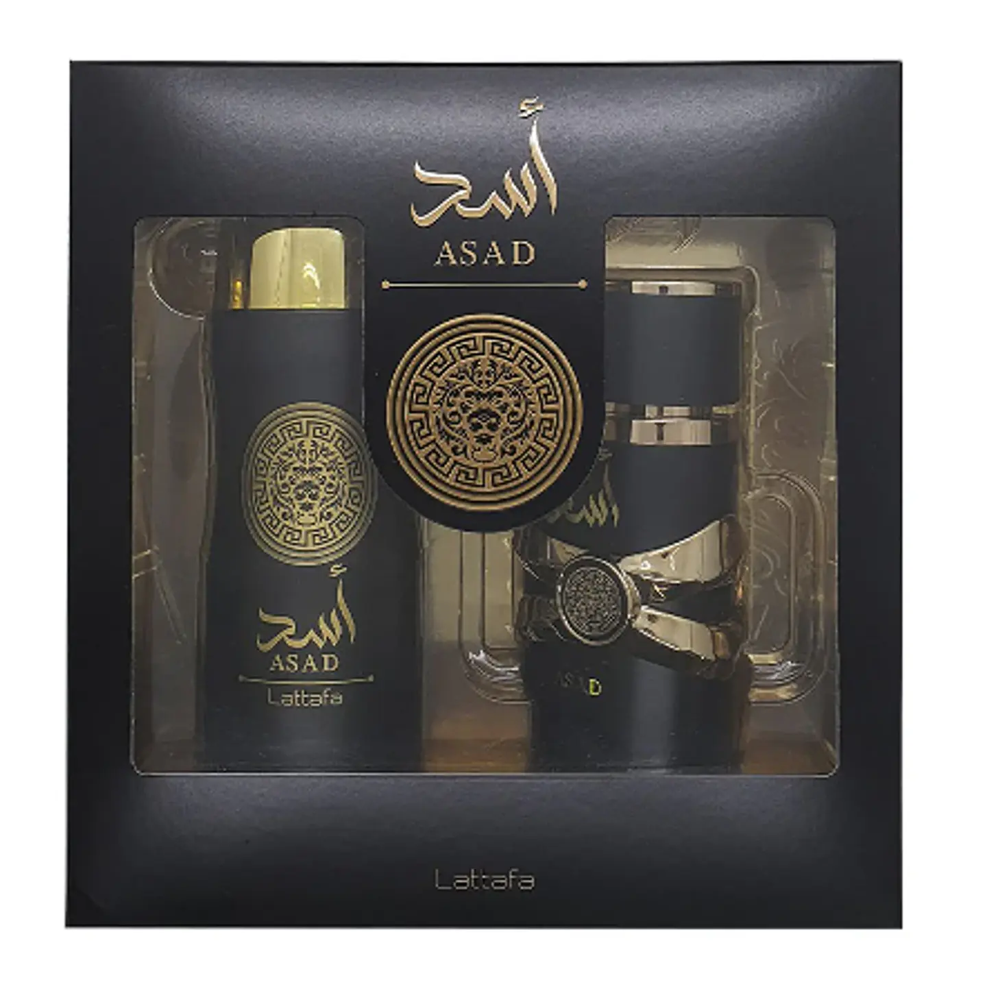 ASAD EDP 100 ML + DEO SPRAY 200 ML SET - LATTAFA 1