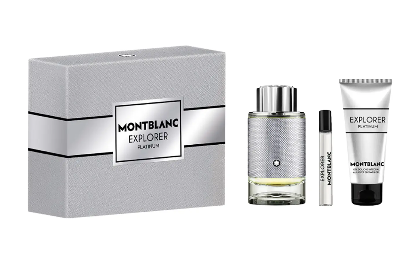 EXPLORER PLATINUM EDP 100 ML + TRAVEL 7.5 ML + SHOWER GEL 100 ML ESTUCHE - MONT BLANC 1
