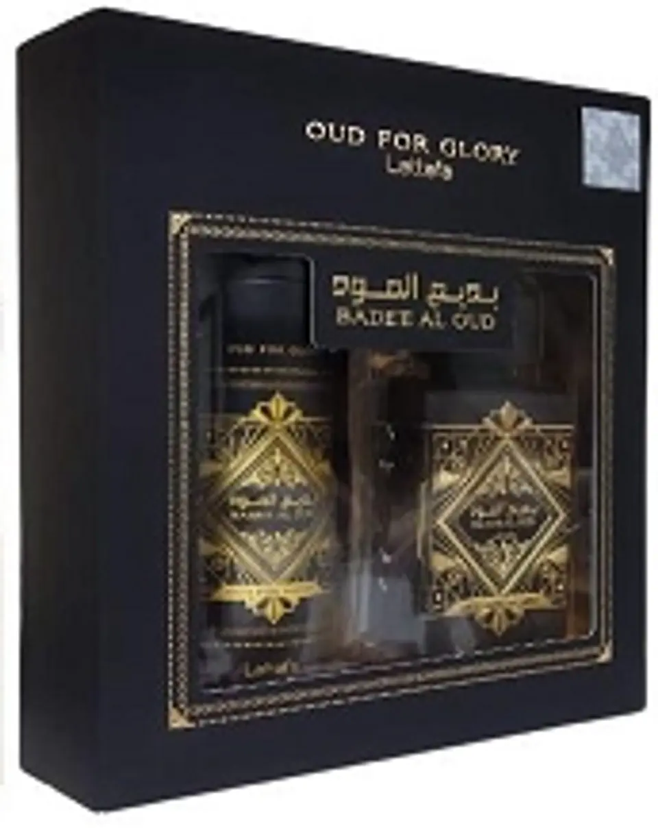 BADEE AL OUD OUD FOR GLORY EDP 100 ML + DEO 200 ML SET - LATTAFA 1