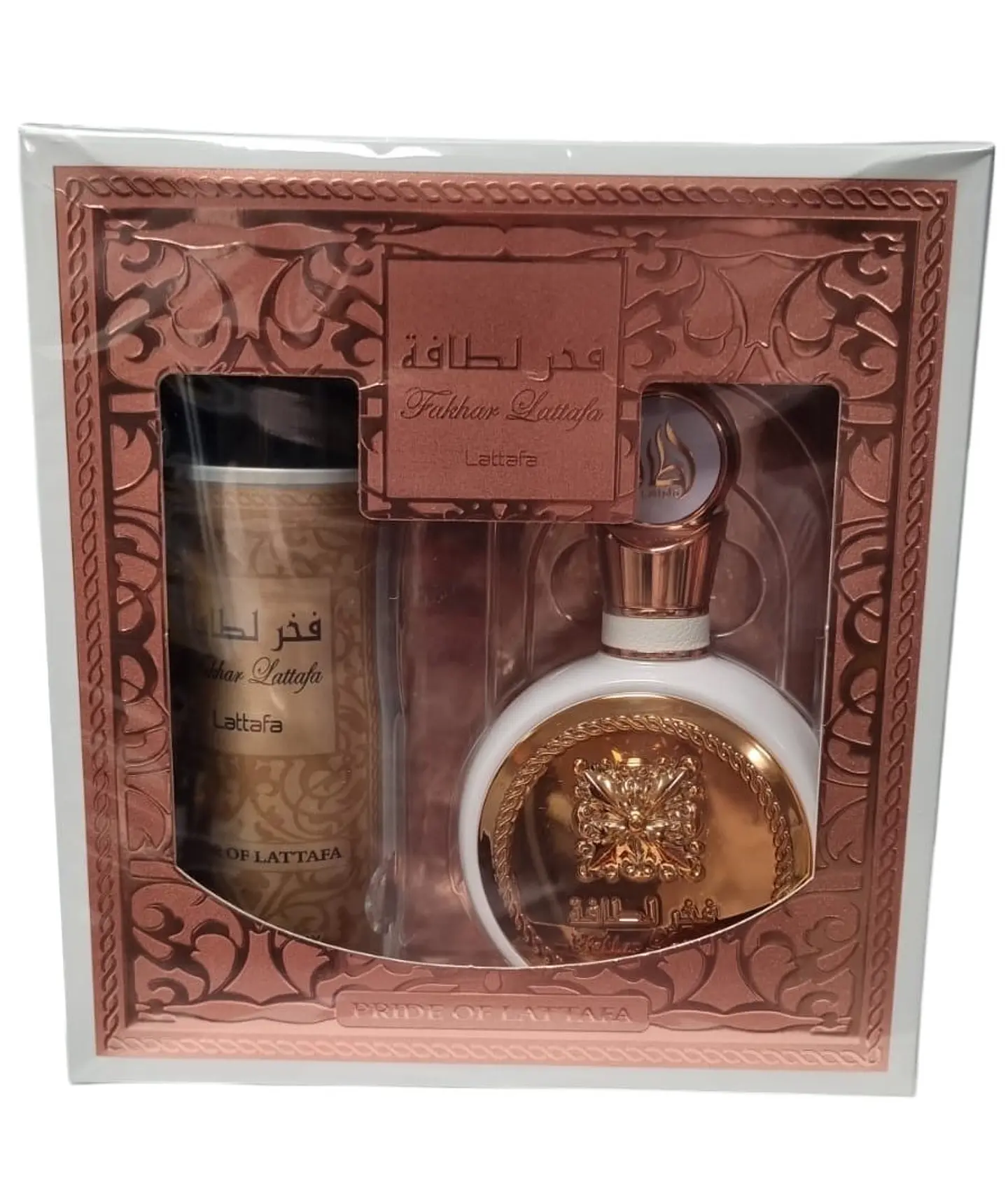 FAKHAR WOMEN EDP 100 ML + DEO 200 ML SET - LATTAFA 1