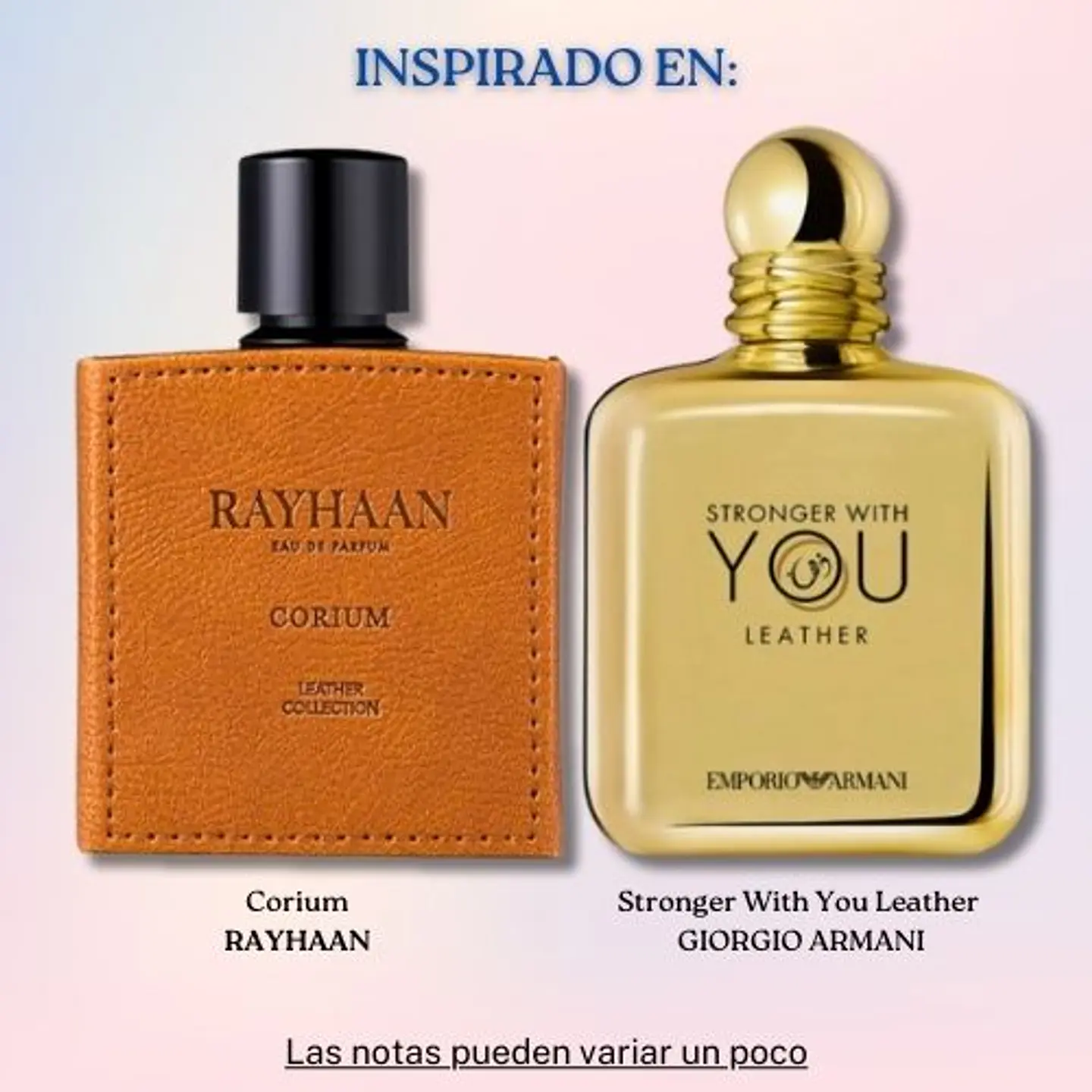 CORIUM EDP 100 ML FOR MAN - RAYHAAN (ESTA INSPIRADO EN STRONGER WITH YOU LEATHER DE GIORGIO ARMANI) 1