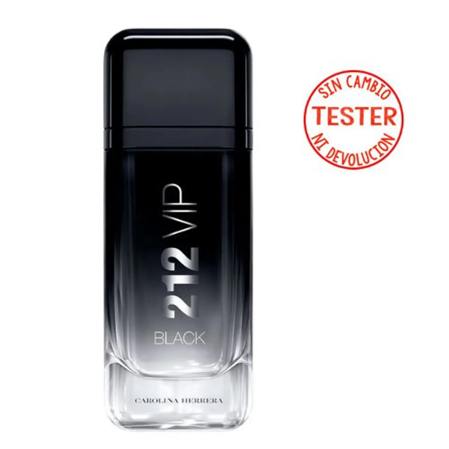 212 VIP BLACK MEN EDP 100 ML ( TESTER - PROBADOR ) - CAROLINA HERRERA 1