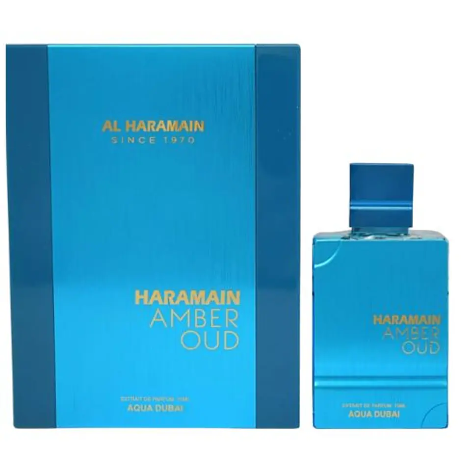 AMBER OUD AQUA DUBAI  EDP 100 ML UNISEX - AL HARAMAIN (INSPIRADO EN IMAGINATION DE LOUIS VUITTON) 2