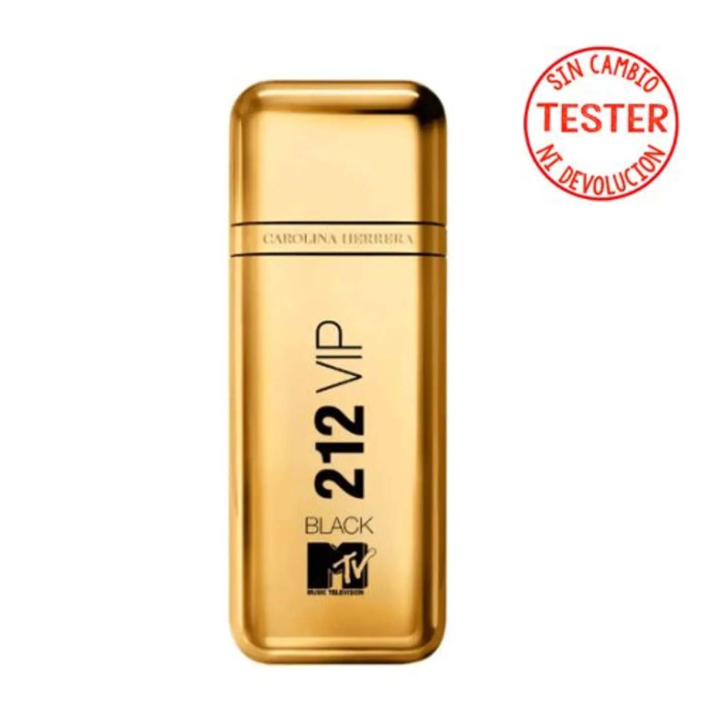 212 VIP BLACK MTV EDP 100 ML HOMBRE (TESTER-PROBADOR) - CAROLINA HERRERA 1