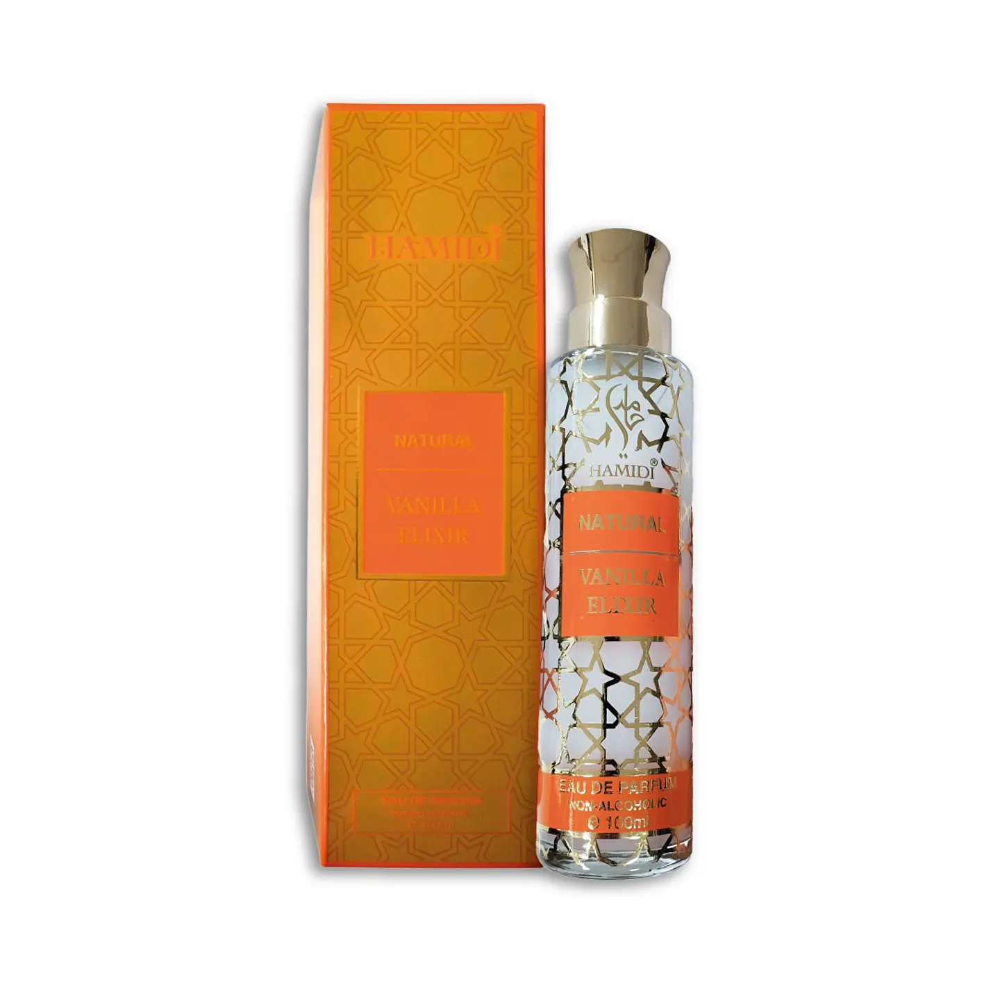 VAINILLA ELIXIR NATURAL WATER 100 ML SIN ALCOHOL - HAMIDI 1
