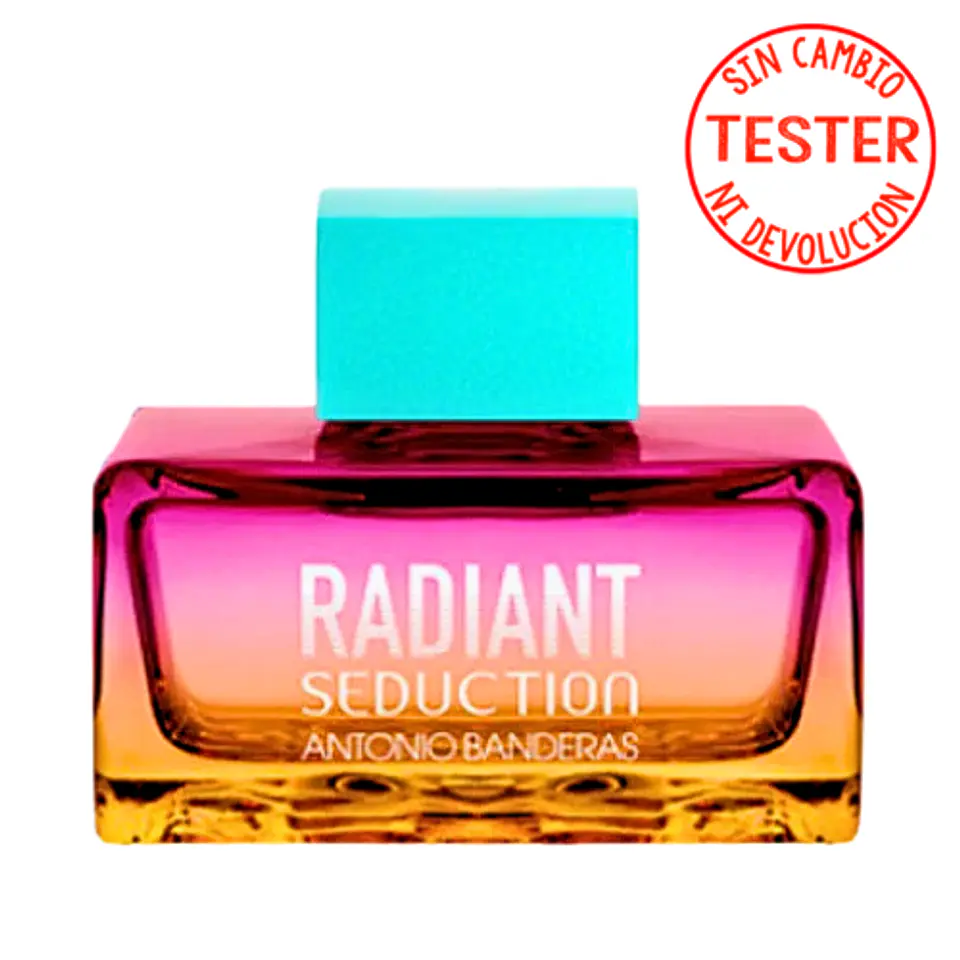 RADIANT SEDUCTION EDT 80 ML FOR WOMEN (TESTER - PROBADOR) - ANTONIO BANDERAS 1