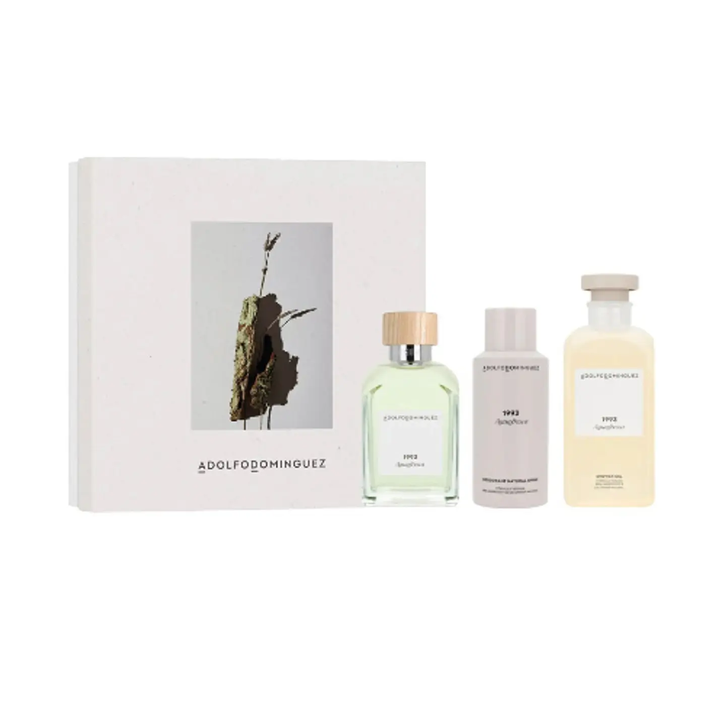 1993 AGUA FRESCA EDT 200 ML + GEL 400 ML + DEO 150 ML - ADOLFO DOMINGUEZ 1