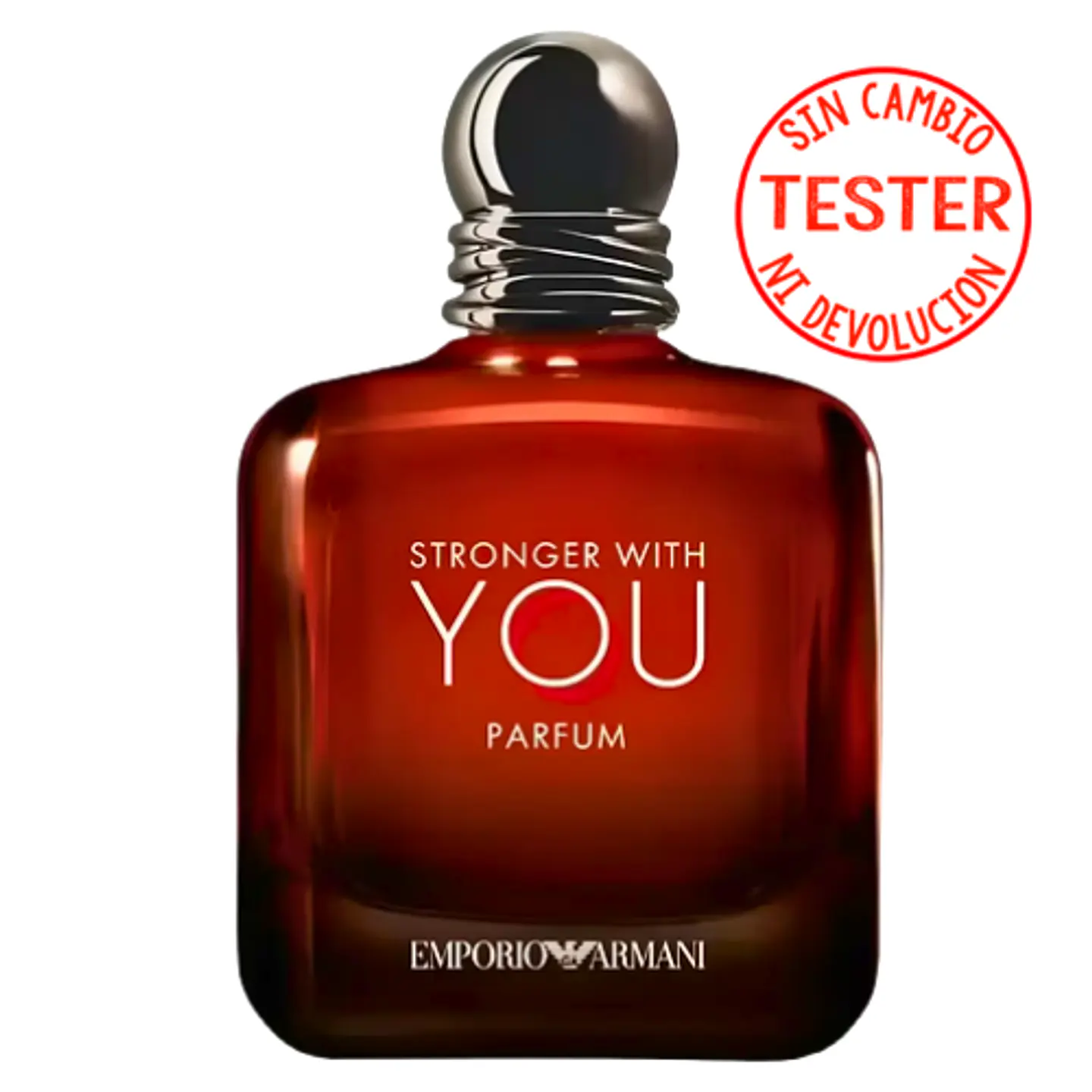 STRONGER WITH YOU PARFUM 100 ML POUR HOMME (TESTER - PROBADOR) - ARMANI 1