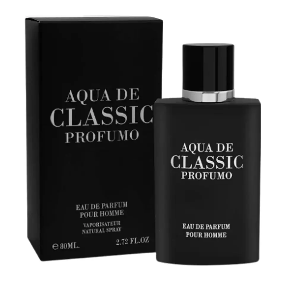 AQUA DE CLASSIC PROFUMO EDP 80 ML - FRAGRANCE WORLD - (INSPIRADO EN ACQUA DI GIÒ PROFUMO DE GIORGIO ARMANI) 2