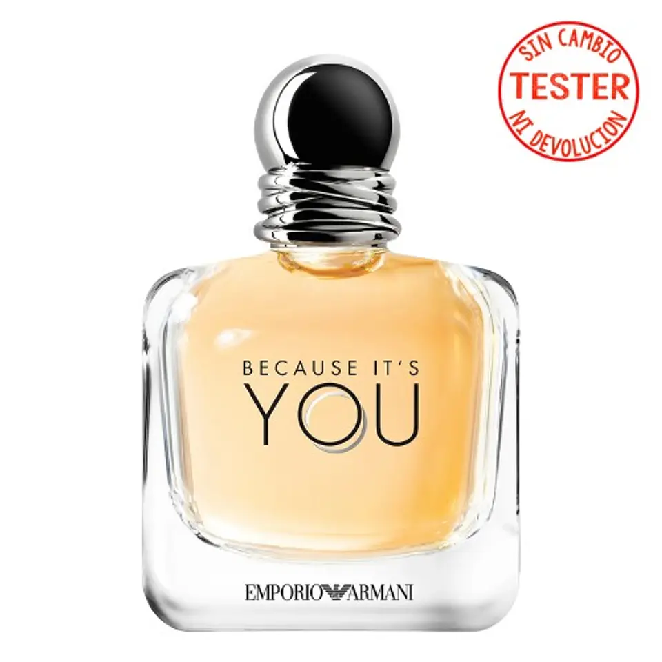 BECAUSE IT’S YOU EDP 100 ML FOR WOMEN  (TESTER- PROBADOR) - ARMANI 1