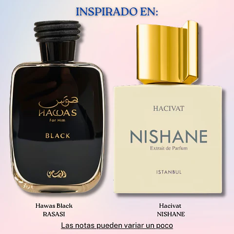 HAWAS BLACK EDP 100 ML FOR MEN -  RASASI (INSPIRADO EN HACIVAT)