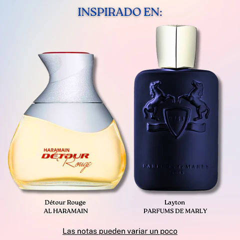 DÉTOUR ROUGE EDP 100 ML UNISEX - AL HARAMAIN (INSPIRADO EN LAYTON PARFUMS)
