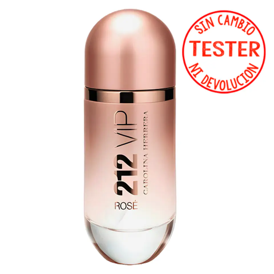 212 VIP ROSE EDP 80 ML ( TESTER- PROBADOR ) - CAROLINA HERRERA 1