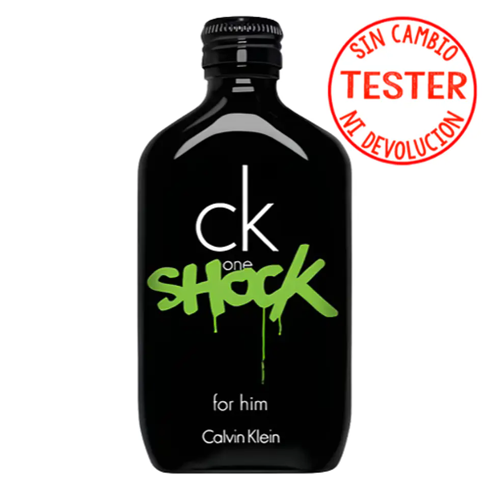 CK ONE SHOCK FOR HIM EDT 100 ML (TESTER-PROBADOR) - CALVIN KLEIN 1