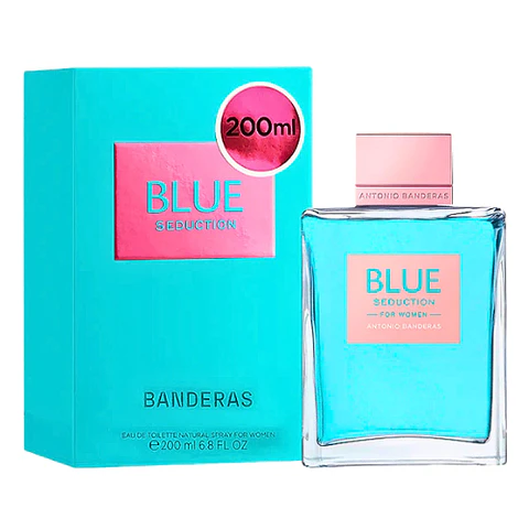 BLUE SEDUCTION FOR WOMEN EDT 200 ML - ANTONIO BANDERAS