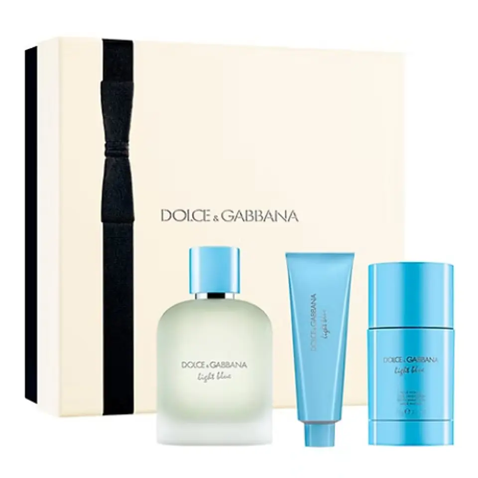 LIGHT BLUE POUR HOMME EDT 100 ML+S/GEL 50 ML+DEO 75 GR SET - DOLCE & GABBANA 1