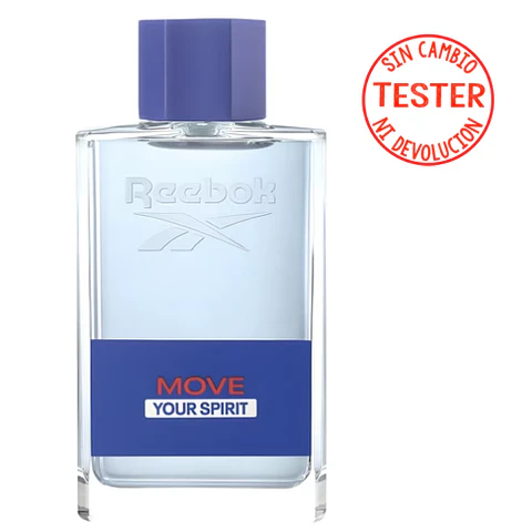 MOVE YOUR SPIRIT  EDT 100 ML FOR MEN  (TESTER - PROBADOR) -  REEBOK