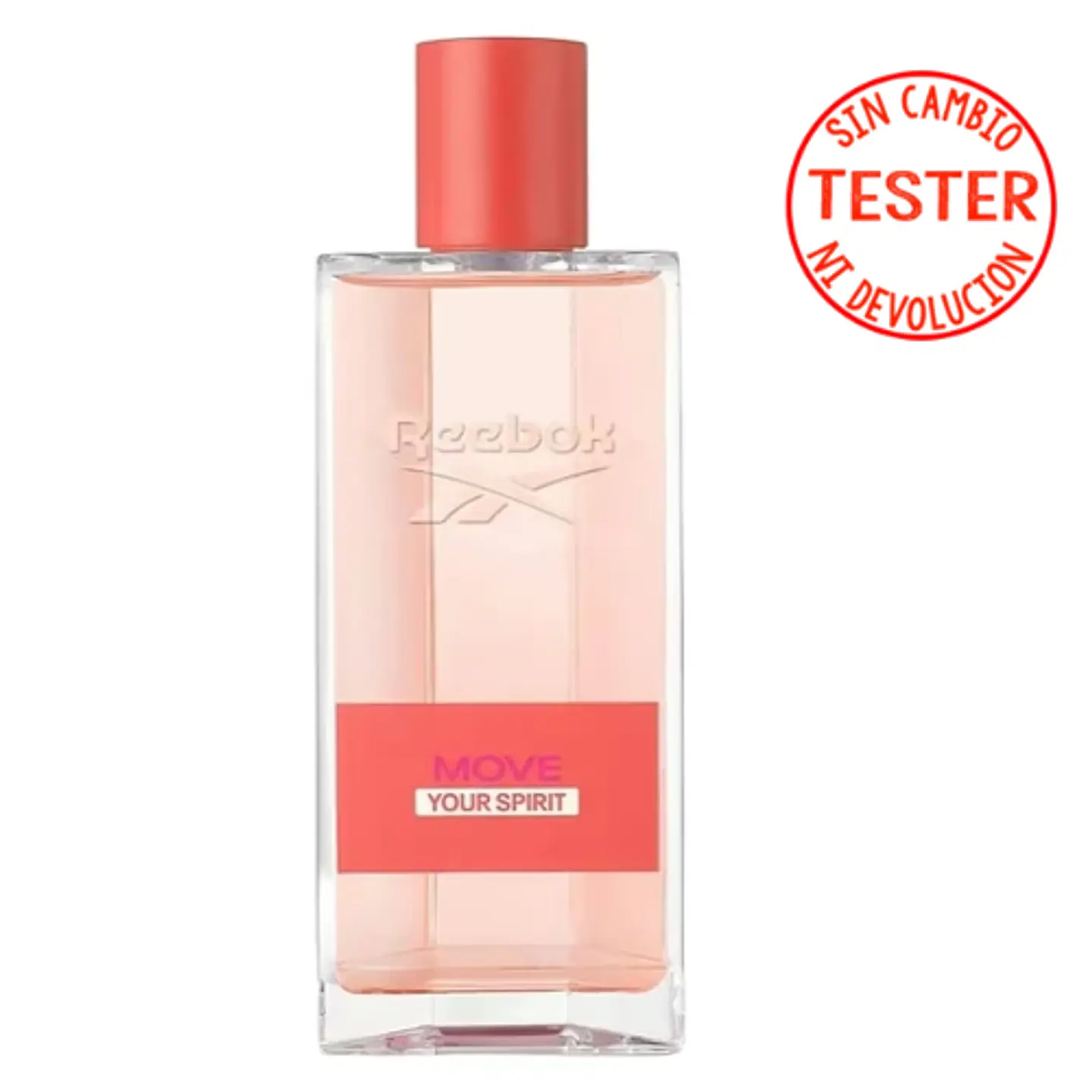 MOVE YOUR SPIRIT  EDT 100 ML FOR  WOMEN (TESTER - PROBADOR) - REEBOK 1