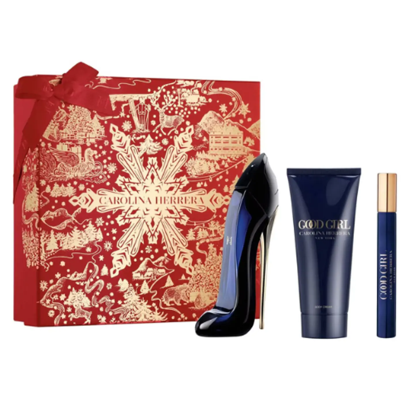 GOOD GIRL EDP 80 ML + BODY LOTION 100 ML+ TRAVEL 10 ML SET - CAROLINA HERRERA 1