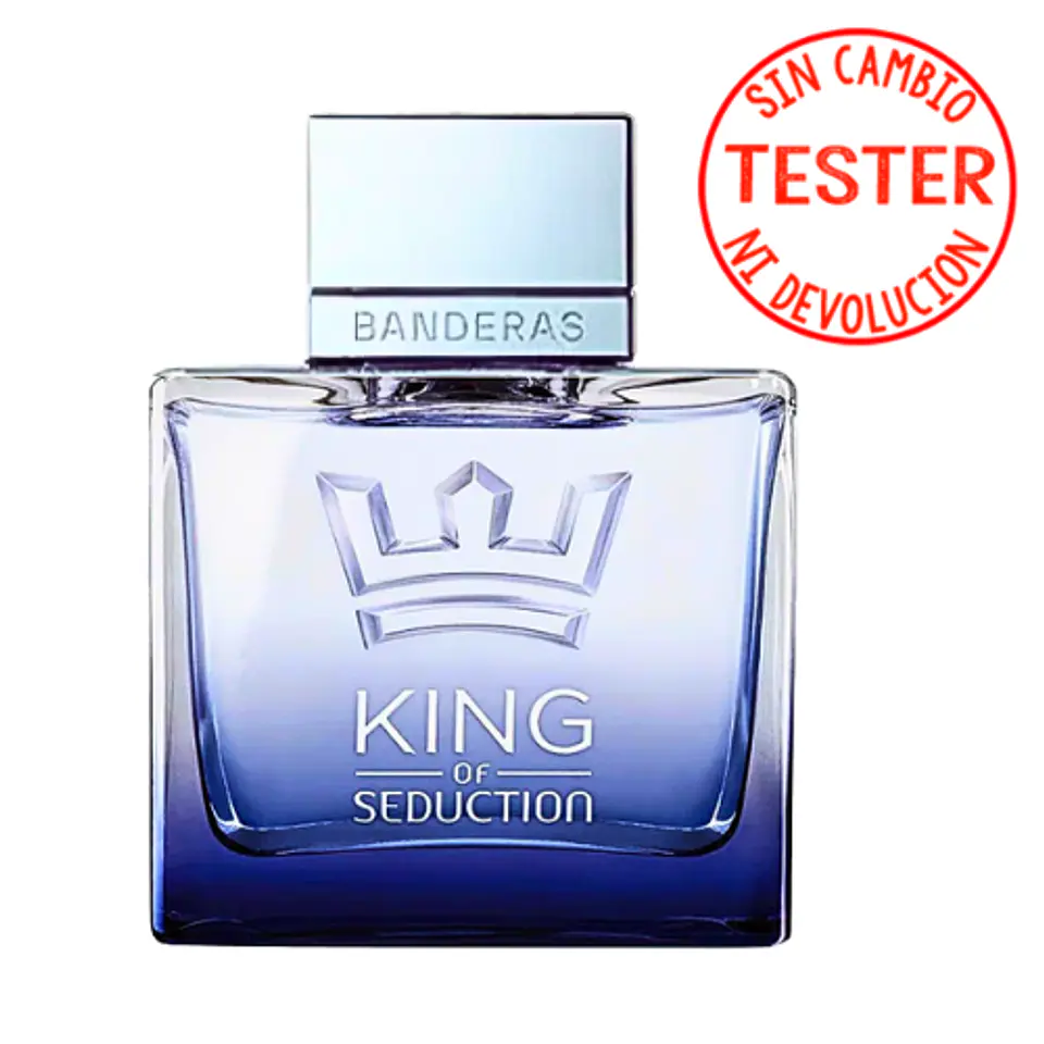 KING OF SEDUCTION EDT 100 ML (TESTER -PROBADOR) - ANTONIO BANDERAS 1