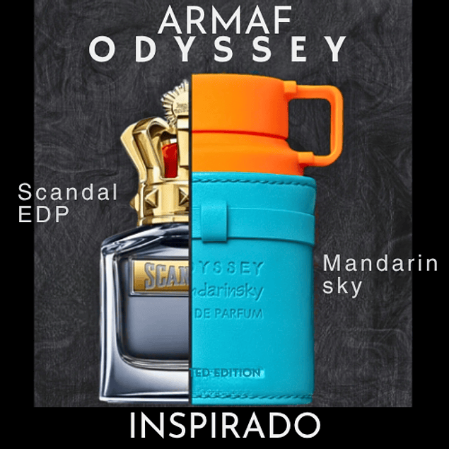 ODYSSEY MANDARIN SKY 200 ML EDP (EDICIÓN LIMITADA)  - ARMAF - (INSPIRADO EN SCANDAL POUR HOMME JEAN PAUL GAULTIER.)