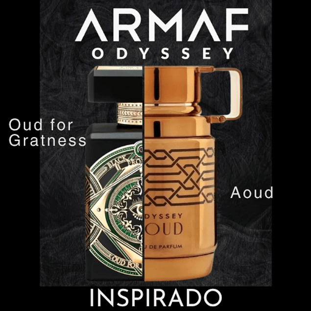 ODYSSEY AOUD MEN EDP 100 ML- ARMAF - (INSPIRADO EN OUD FOR GREATNESS DE XERJOFF)