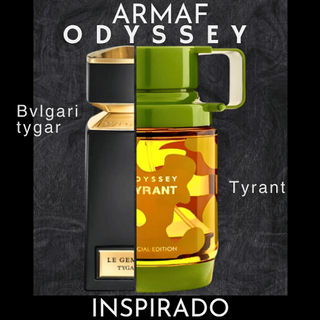 ODYSSEY TYRANT SPECIAL EDITION EDP 100 ML FOR MEN -  ARMAF - (INSPIRADO EN TYGAR DE BVLGARI)