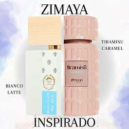 TIRAMISÚ CARAMEL EDP 100 ML UNISEX -  ZIMAYA - (INSPIRADO EN BIANCO LATTE DE GIARDINI DI TOSCANA)