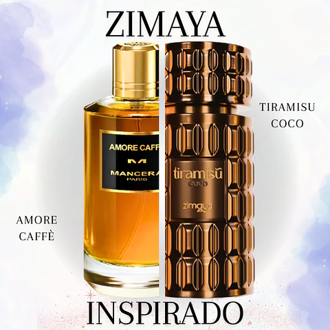 TIRAMISÚ COCO EDP 100 ML UNISEX - ZIMAYA - (INSPIRADO EN AMORE CAFFÈ DE MANCERA)