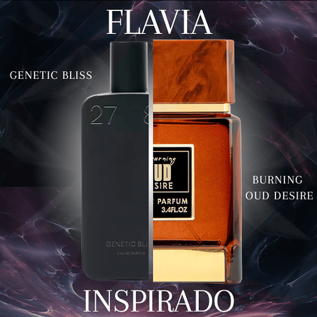 BURNING OUD DESIRE EDP 100 ML UNISEX - FLAVIA - (GENETIC BLISS DE 27 87)