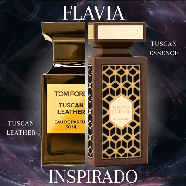 TUSCAN ESSENCE EDP 90 ML UNISEX  -  FLAVIA - (INSPIRADO EN TUSCAN LEATHER DE TOM FORD)
