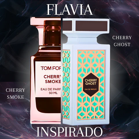 CHERRY GHOST EDP 100 ML UNISEX  -  FLAVIA - (INSPIRADO EN CHERRY SMOKE)