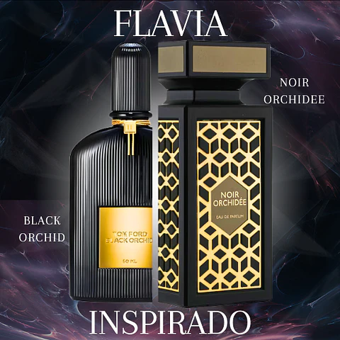 NOIR ORCHIDEE EDP 100 ML UNISEX -  FLAVIA - (INSPIRADO EN BLACK ORCHID)