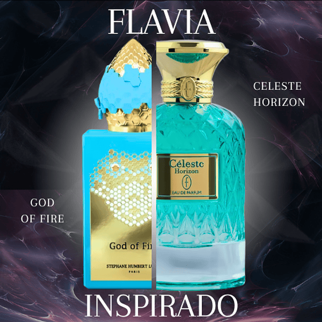 CÉLESTE HORIZON EDP 100 ML UNISEX -  FLAVIA - (INSPIRADO EN GOD OF FIRE DE STÉPHANE HUMBERT LUCAS 777)