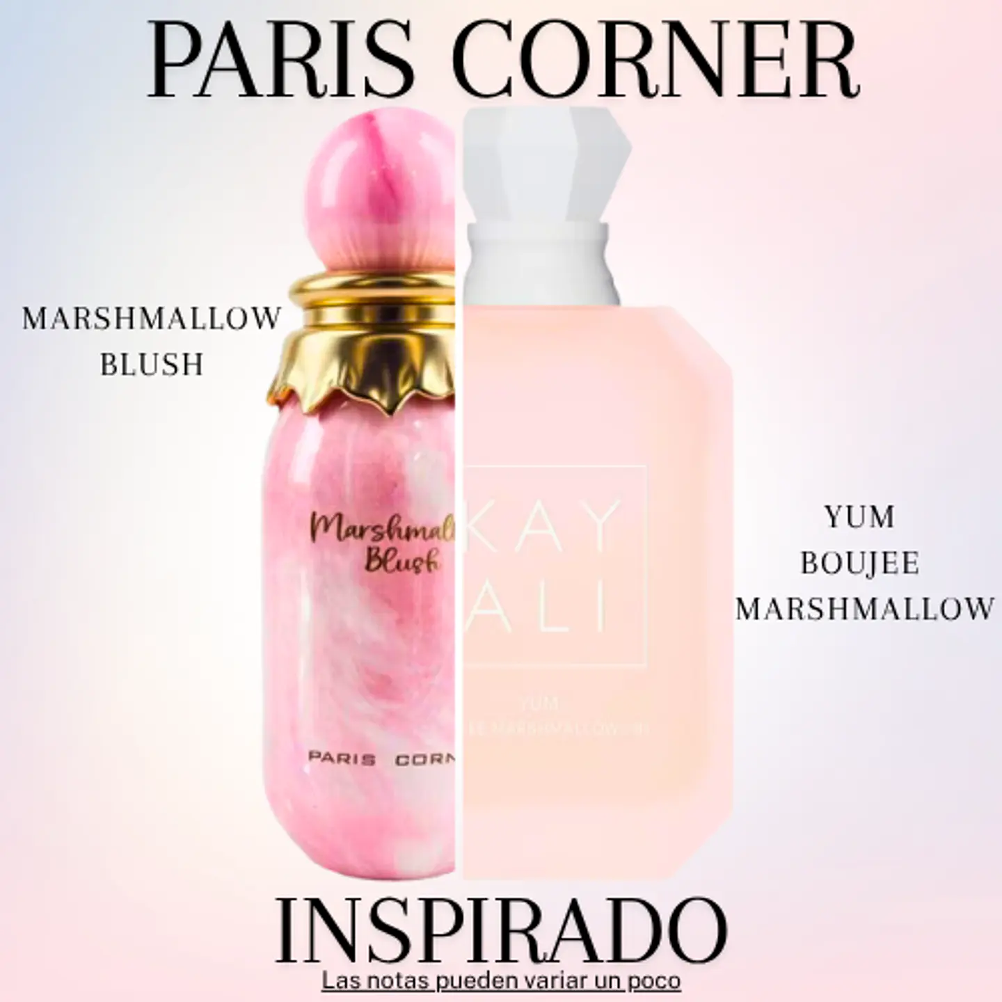 MARSHMALLOW BLUSH EDP 100 ML UNISEX - PARIS CORNER (INSPIRADO EN YUM BOUJEE MARSHMALLOW DE 81 KAYALI) 2