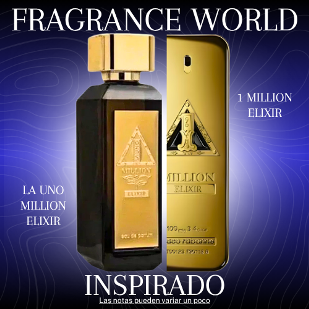 LA UNO MILLION ELIXIR EDP 100 ML - FRAGRANCE WORLD - (INSPIR