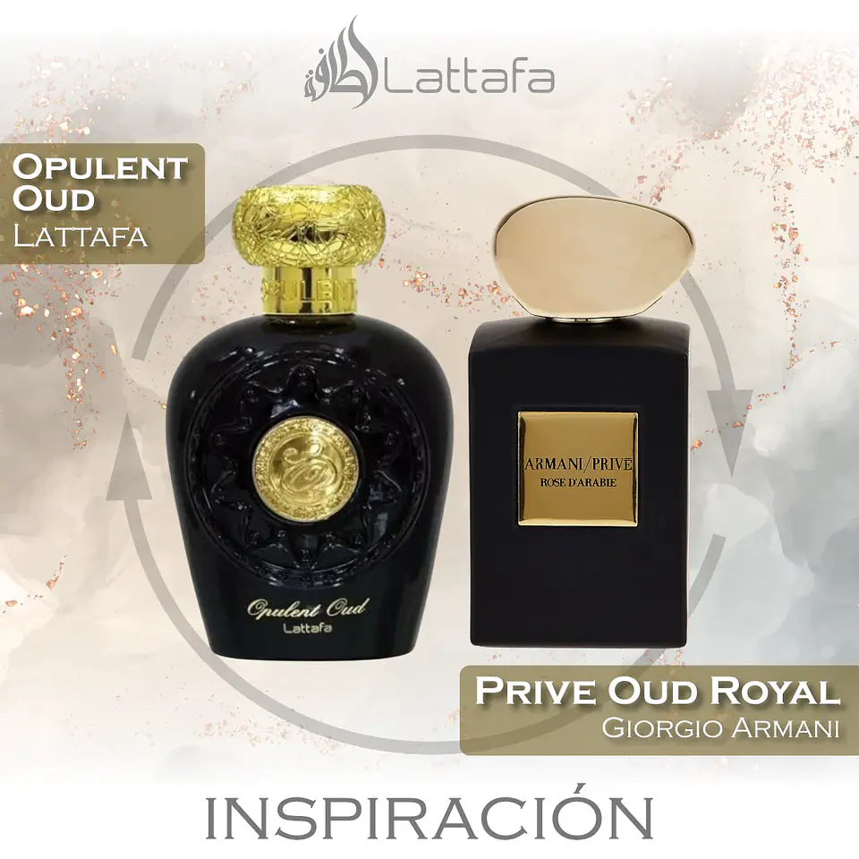 OPULENT OUD EDP 100 ML - LATTAFA (INSPIRADO EN GIORGIO ARMANI PRIVE OUD ROYAL) 2