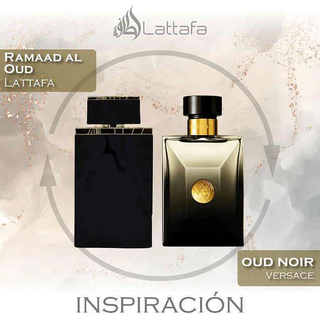 RAMAAD AL OUD 100 ML EDP UNISEX - LATTAFA (INSPIRADO VERSACE OUD NOIR POUR HOMME)