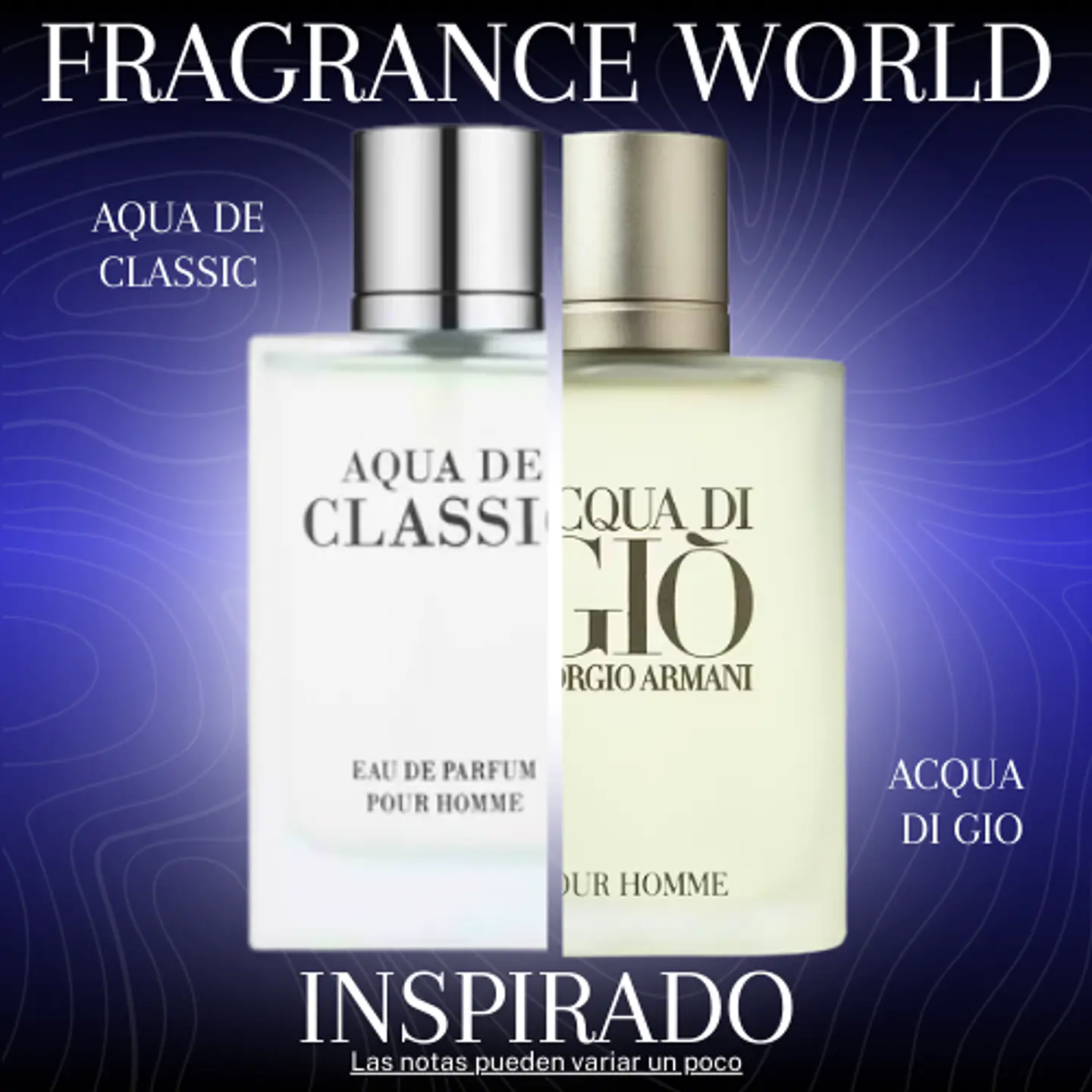AQUA DE CLASSIC 80 ML - FRAGRANCE WORLD - (INSPIRADO EN ACQUA DI GIO DE GIORGIO ARMANI) 1