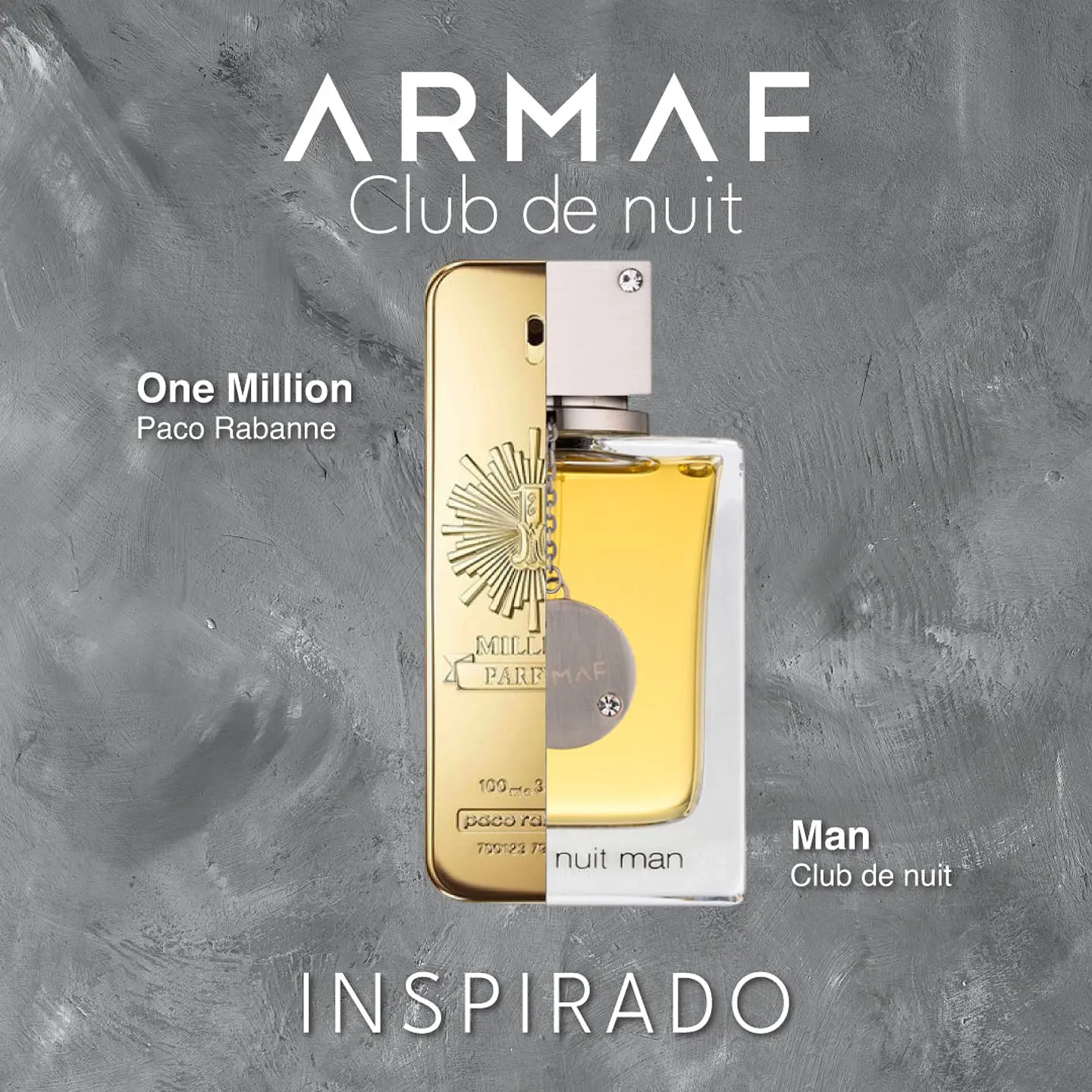 CLUB DE NUIT MEN EDT 105 ML - ARMAF (INSPIRADO EN ONE  MILLION PARFUM PACO RABANNE) 1