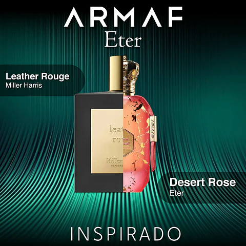 DESERT ROSE EDP 100 ML UNISEX - ARMAF (INSPIRADO EN LEATHER ROUGE)