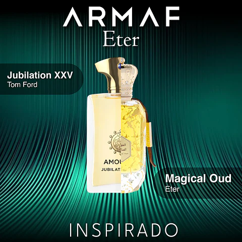 MAGICAL OUD EDP 100 ML UNISEX - ARMAF  (INSPIRADO EN JUBILATION XXV DE AMOUAGE)
