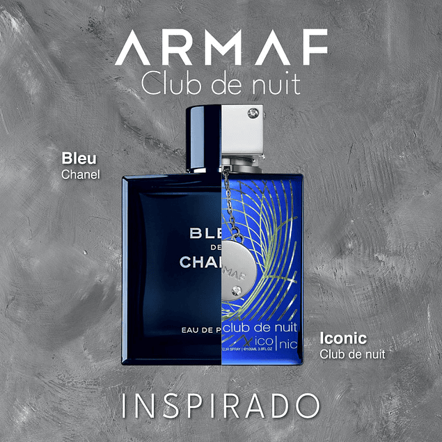 CLUB DE NUIT ICONIC EDP 200 ML FOR MEN - ARMAF (INSPIRADO EN BLEU DE CHANEL)
