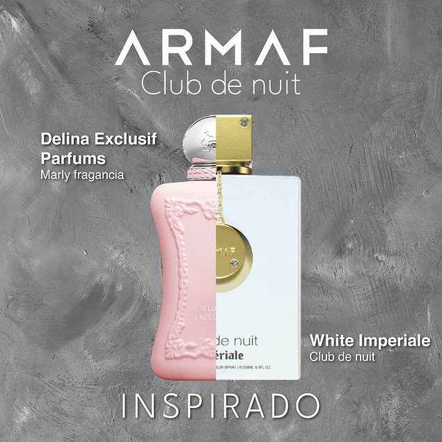 CLUB DE NUIT WHITE IMPERIALE  FOR WOMEN EDP 200 ML - ARMAF (INSPIRADO EN PARFUMS DE MARLY DELINA EXCLUSIF)