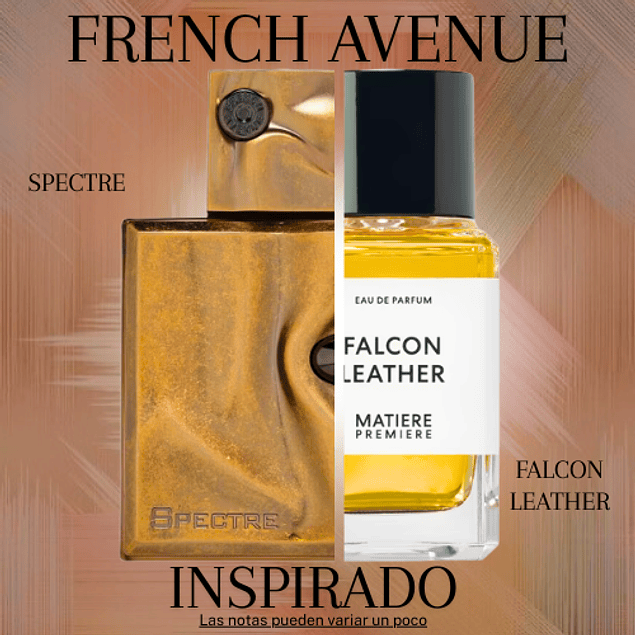 SPECTRE 80 ML EDP FOR MEN -  FRENCH AVENUE - (INSPIRADO EN FALCON LEATHER DE MATIERE PREMIERE)