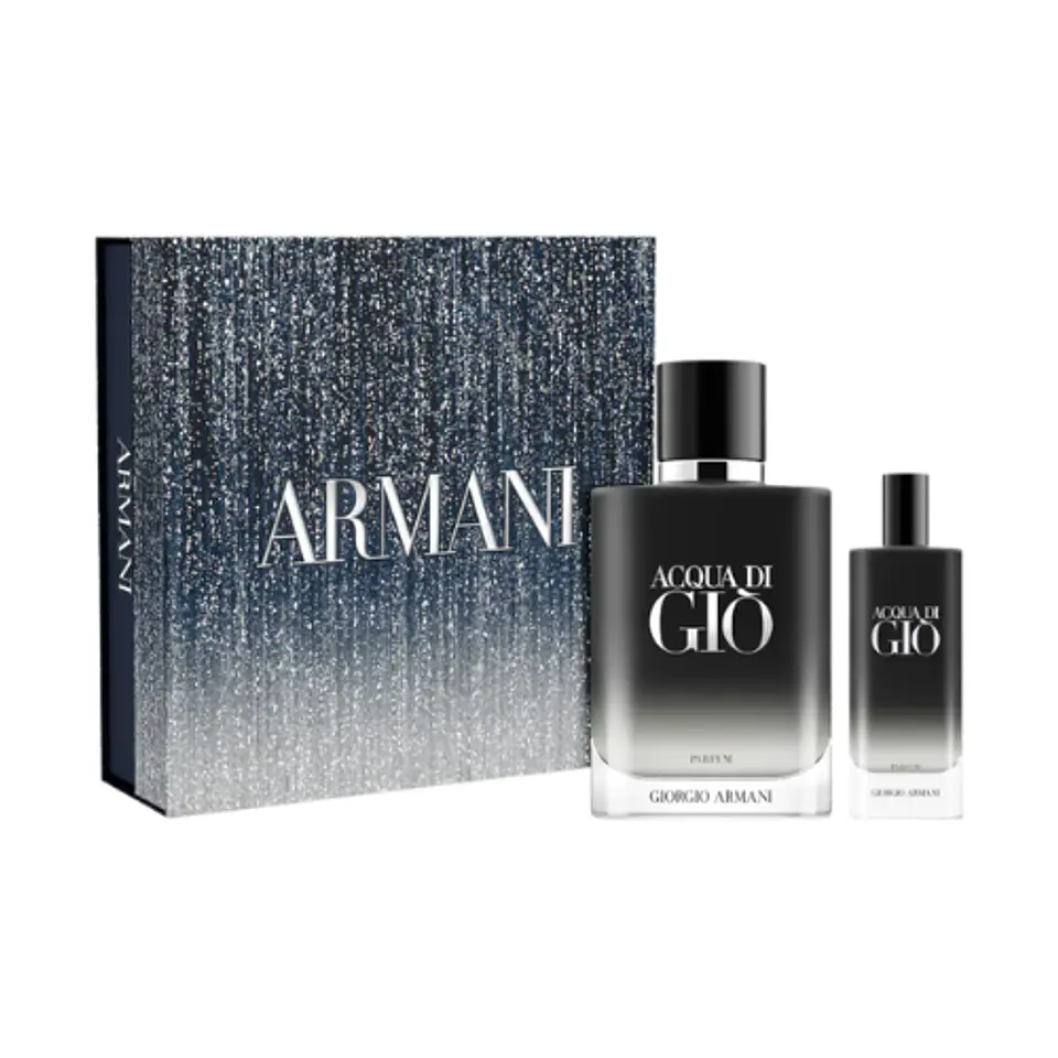 ACQUA DI GIO PARFUM 100 ML + 15 ML  SET RECARGABLE - GIORGIO ARMANI 1